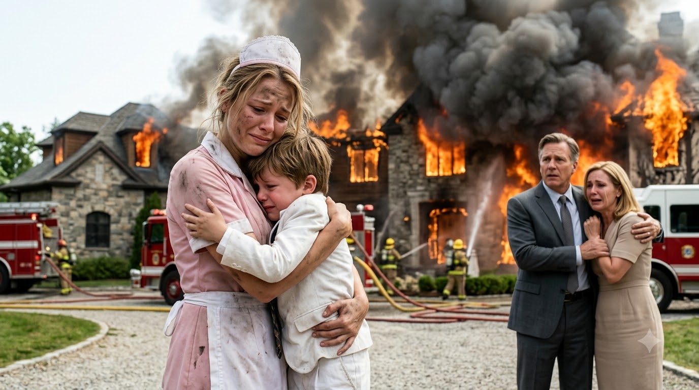 The Housemaid Who Saved The Billionaire Son From Flames