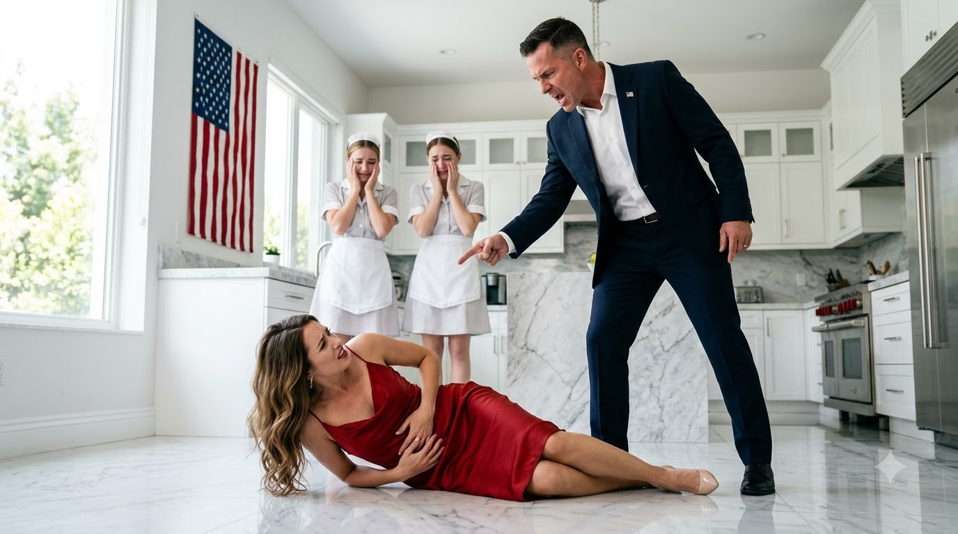 The Billionaire Kicked His Fiancée After Finding His Daughters In Maid Uniforms