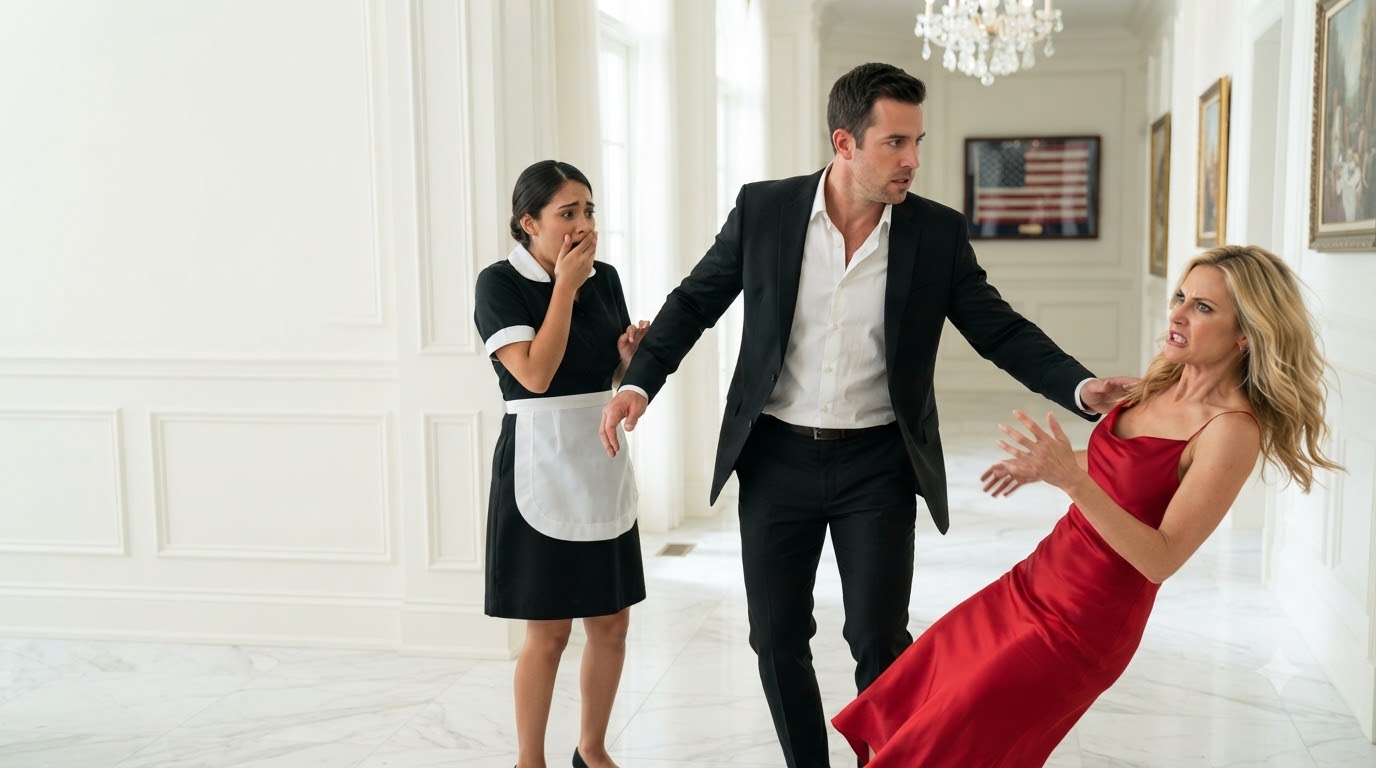 Her Cruel Sister Struck The Pregnant Maid But Her Billionaire Husband Saw Everything