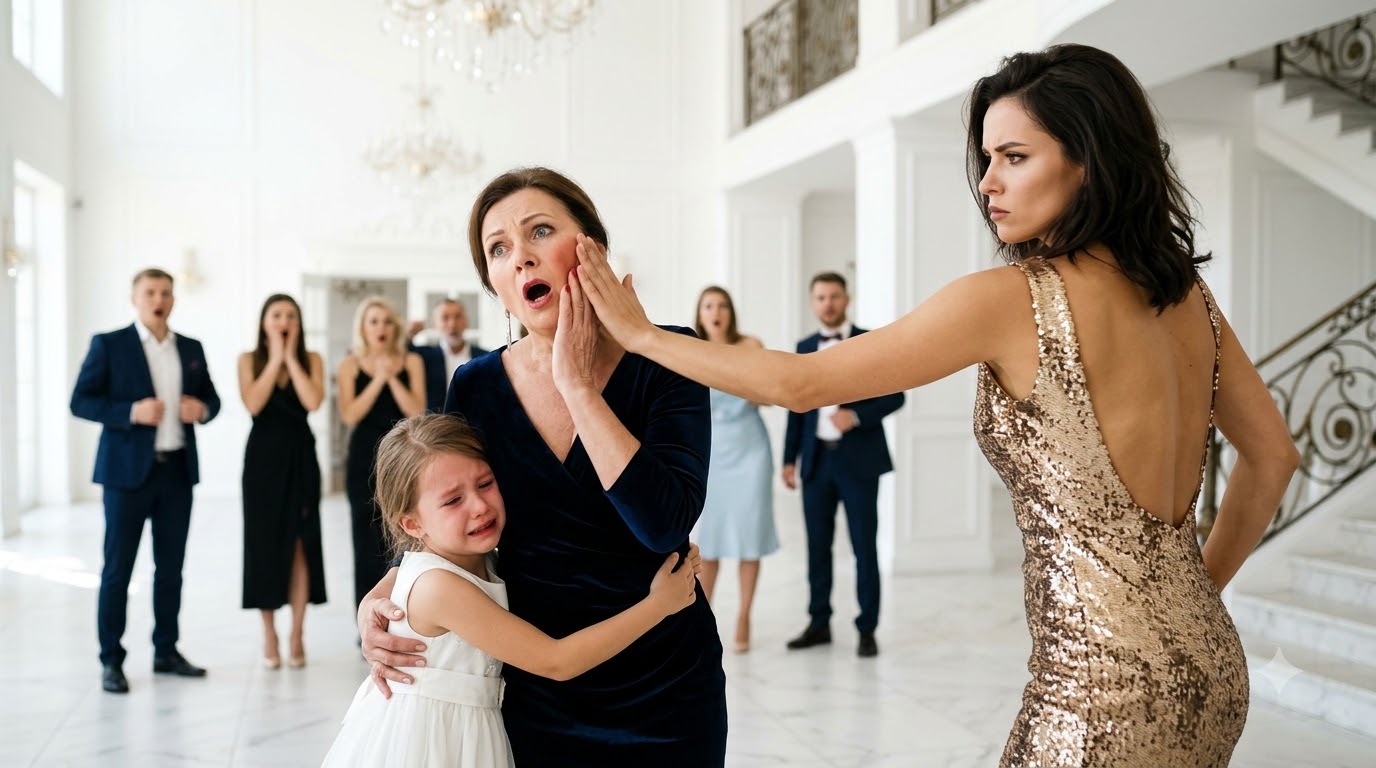 Wealthy Woman Attacks A Young Girl Until The Mother Steps In