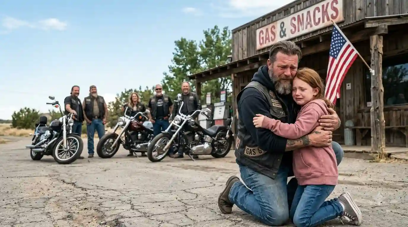 The Biker Recognized the Raven Tattoo on the Little Orphan Girl