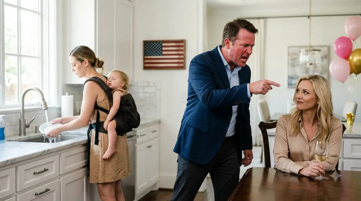 Billionaire Heir Returns Home To Find Stepmother Treating His Wife Like A Maid
