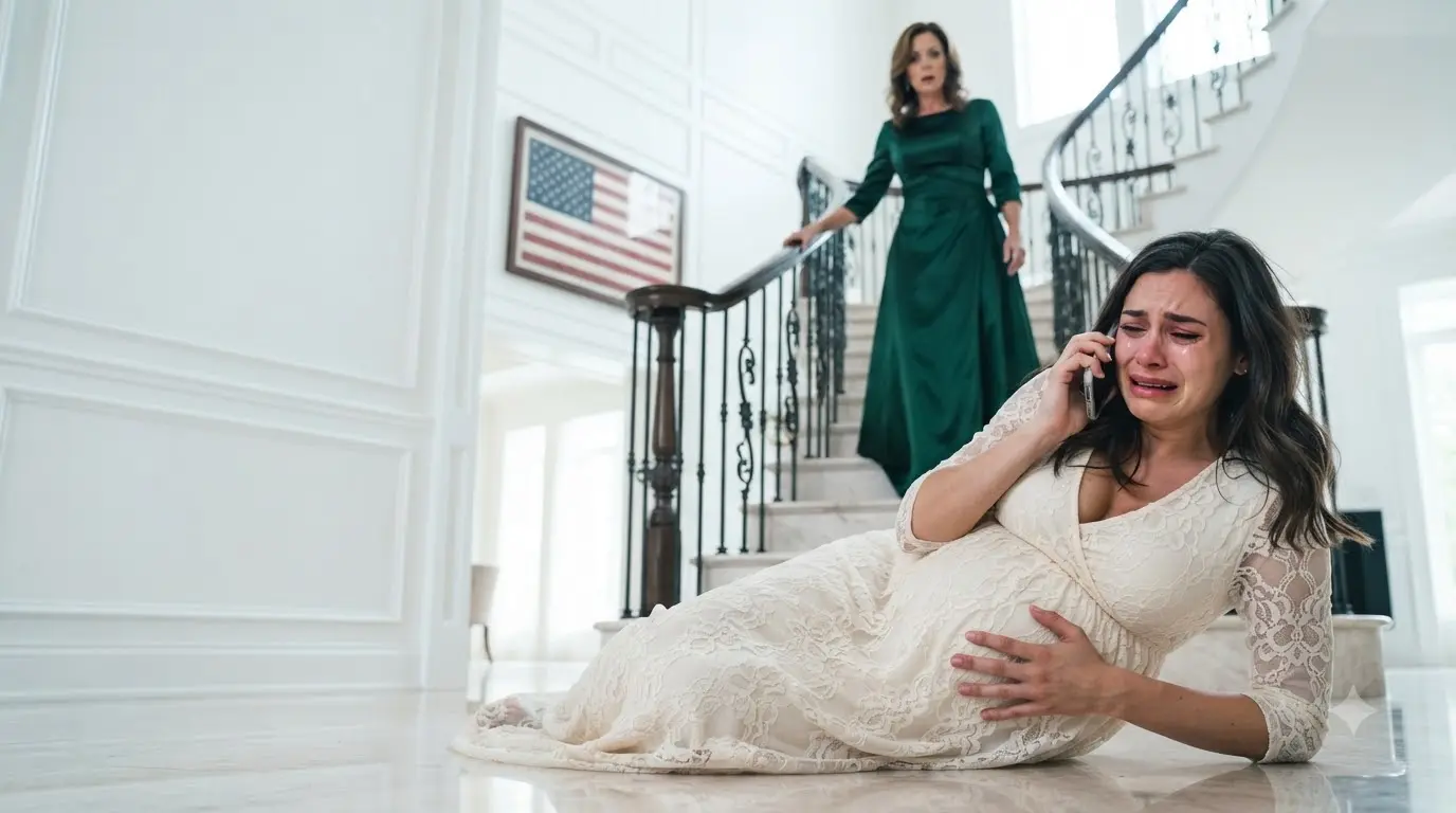 Her Wealthy Sister Pushed Her Down The Marble Stairs