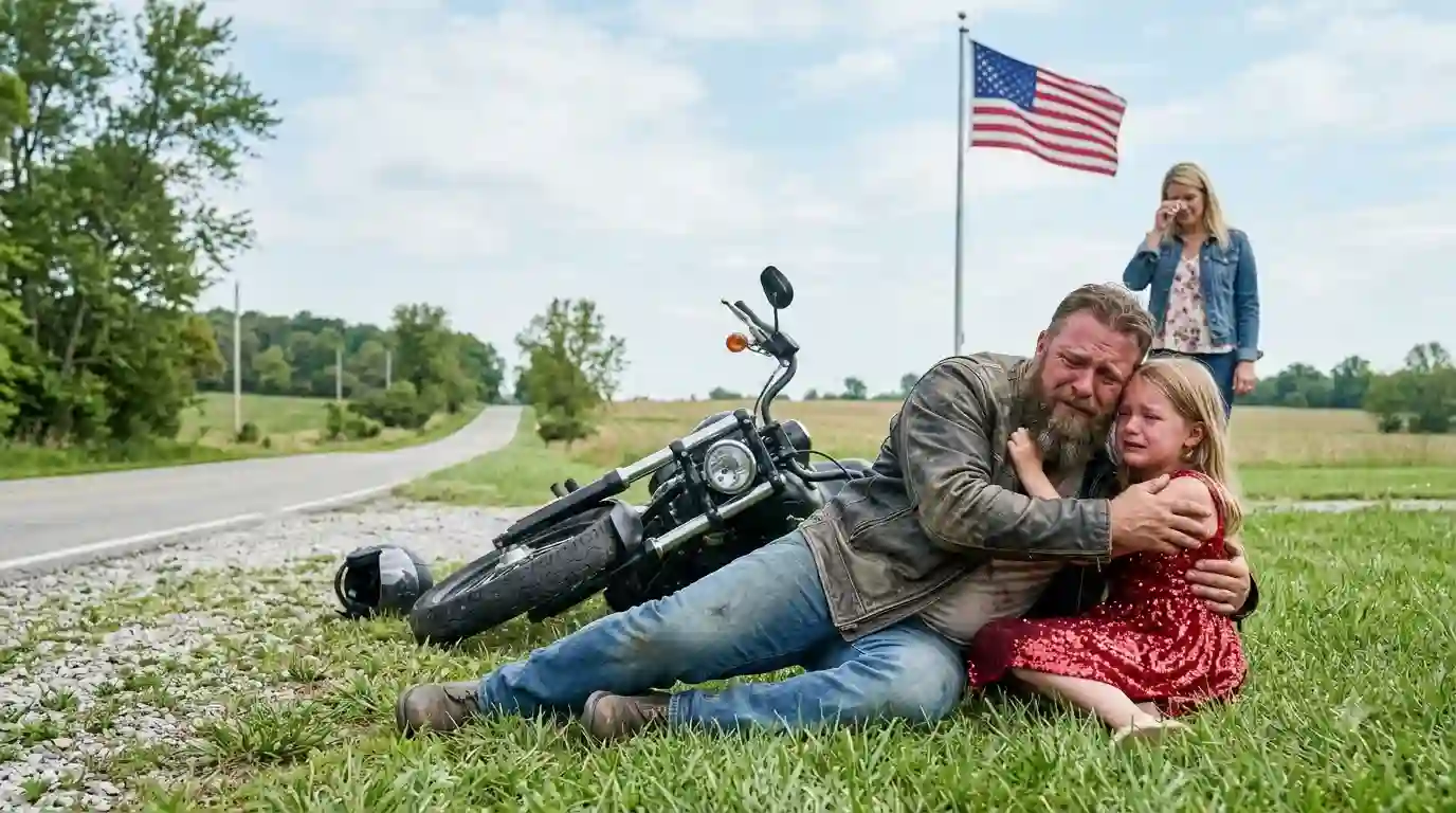 The Broken Biker on the Highway Was the Father They Thought They Lost Forever