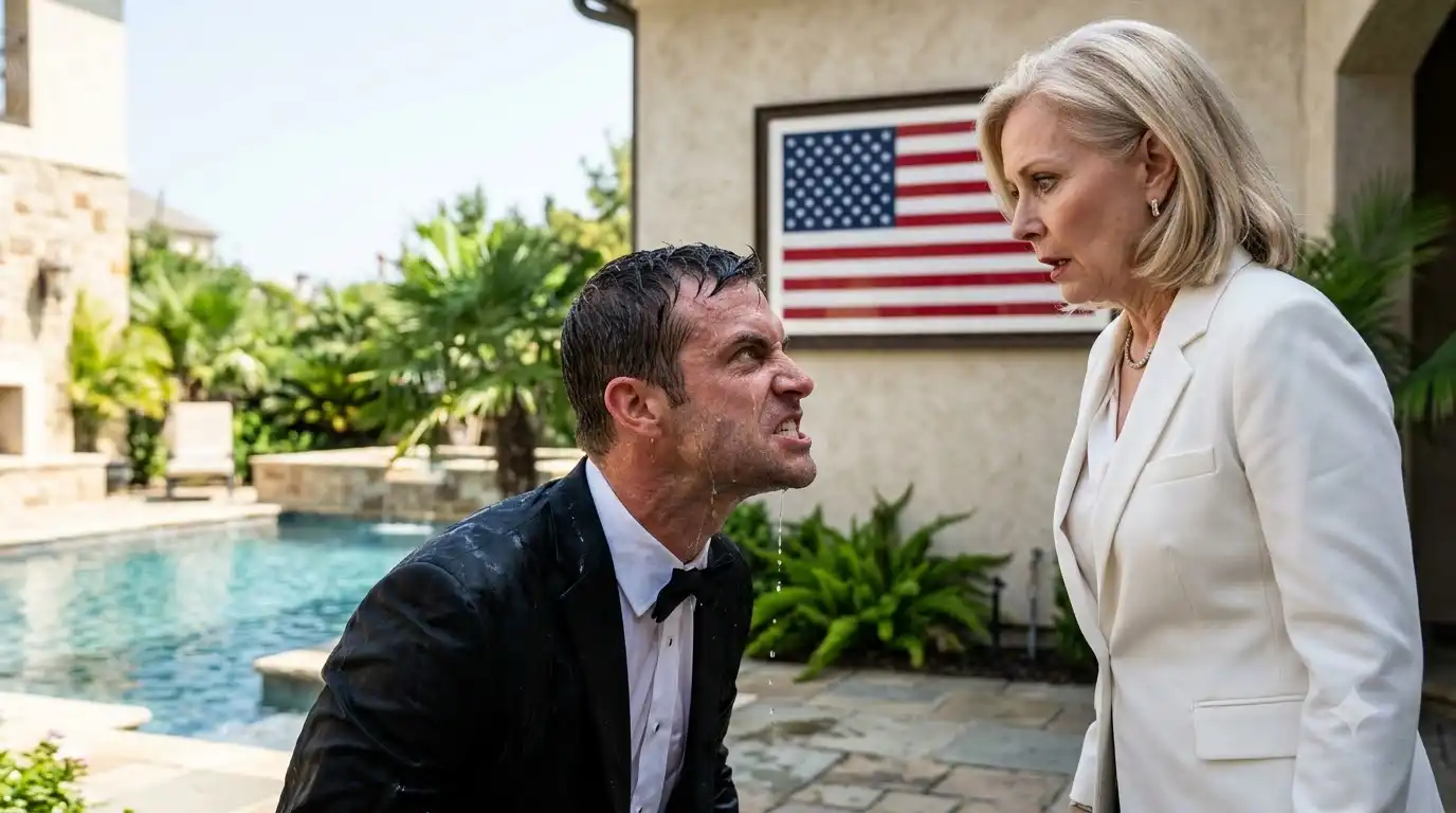 The Stepmother Pushed His Pregnant Wife Into The Pool
