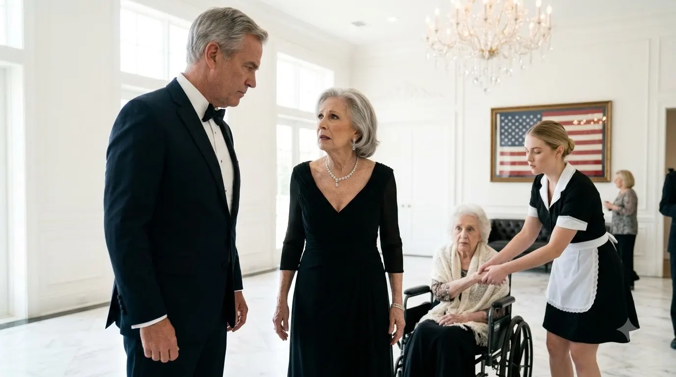 Wealthy Matriarch Slaps Wheelchair Bound Mother Until Maid Intervenes