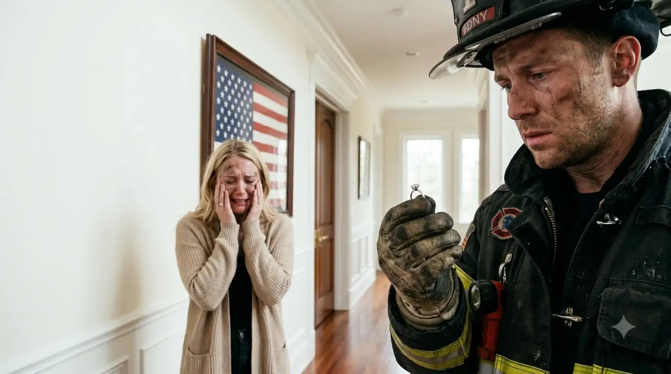 A Firefighter Found His Wife's Ring In A Burning Building