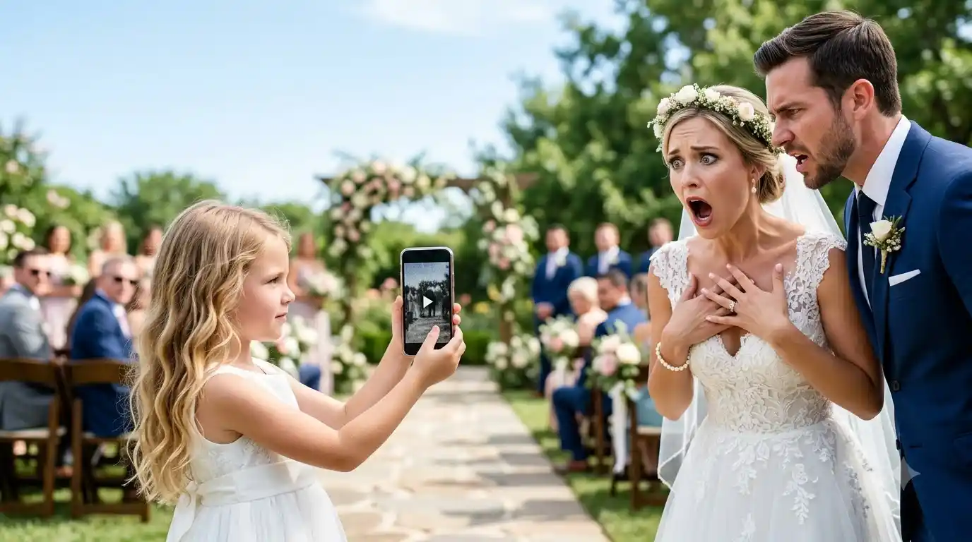 The Maid Accused at the Dallas Garden Wedding