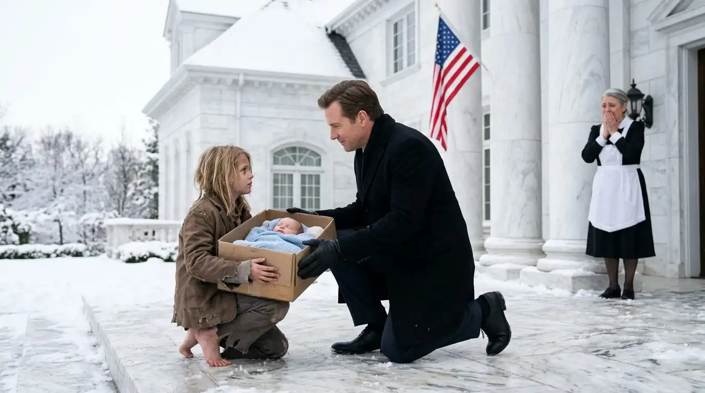 A Poor Girl Found His Missing Baby Behind His Mansion